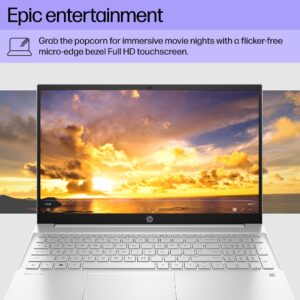 HP 2023 Pavilion Laptop for Business, 15.6" FHD IPS Touchscreen Laptop, 13th Gen Intel Core i5-1335U(Up to 4.6GHz, 10 Cores), 16GB RAM, 512GB SSD, Intel Iris Xe Graphic, Backlit KB, WiFi 6, Win 11