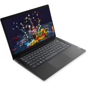 Lenovo V14 Gen4 Slim Business Laptop Computer, 14"" FHD Display, AMD Ryzen 5 7520U Processor, 8GB DDR5 RAM, 512GB NVMe SSD, Wi-Fi, Webcam, USB-C, HDMI, w/WOWPC Bundle, Windows 11 Pro, Black