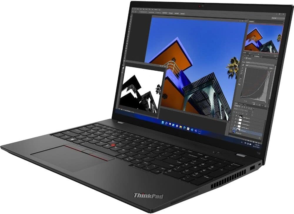 Lenovo ThinkPad T16 Business Laptop (16" FHD+ 16:10, Intel 12-Core i7-1260P, 32GB RAM, 1TB SSD), Backlit keyboard, Fingerprint Reader, 2x Thunderbolt 4, FHD IR Webcam, Wi-Fi 6E, Win 11 Pro, Black