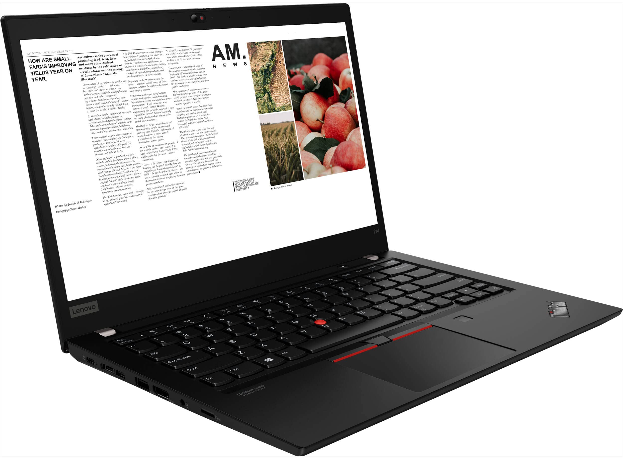 Lenovo ThinkPad T14 Home & Business Laptop (Intel i5-1135G7 4-Core, 14.0" 60Hz Full HD (1920x1080), Intel Iris Xe, 12GB RAM, 512GB PCIe SSD, Backlit KB, Wifi, USB 3.2, HDMI, Webcam, Win 11 Pro)