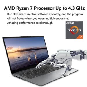 Lenovo 2023 Newest 14" FHD IdeaPad 3 Laptop, AMD Ryzen 7 5700U Processor Up to 4.3 GHz, 12GB RAM, 1TB SSD, AMD Radeon Graphics, Student & Business Laptop, Wi-Fi 6, Bluetooth, Gray, Windows 11 Home