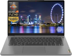 lenovo 2023 newest 14" fhd ideapad 3 laptop, amd ryzen 7 5700u processor up to 4.3 ghz, 20gb ram, 1tb ssd, amd radeon graphics, student & business laptop, wi-fi 6, bluetooth, gray, windows 11 home