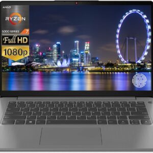 Lenovo 2023 Newest 14" FHD IdeaPad 3 Laptop, AMD Ryzen 7 5700U Processor Up to 4.3 GHz, 20GB RAM, 1TB SSD, AMD Radeon Graphics, Student & Business Laptop, Wi-Fi 6, Bluetooth, Gray, Windows 11 Home