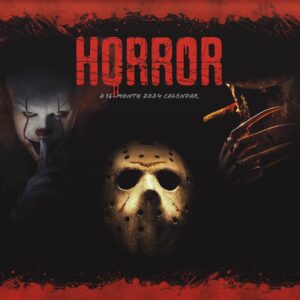 2024 horror collection mini wall calendar