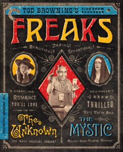 freaks / the unknown / the mystic: tod browning’s sideshow shockers (the criterion collection) [blu-ray]