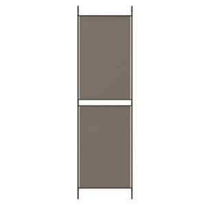 GOLINPEILO 3-Panel Room Divider, Folding Partition Privacy Screens, Freestanding Fabric Room Panel, Portable Folding Room Divider Wall for Office, Room,Restaurant, Anthracite 59.1"x70.9", -4491