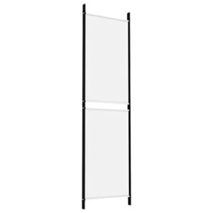 3-Panel Room Divider White 59.1"x70.9" Fabric,Folding Screens Room Dividers Privacy Screen Portable Suitable forHome Office Restaurant Bedroom