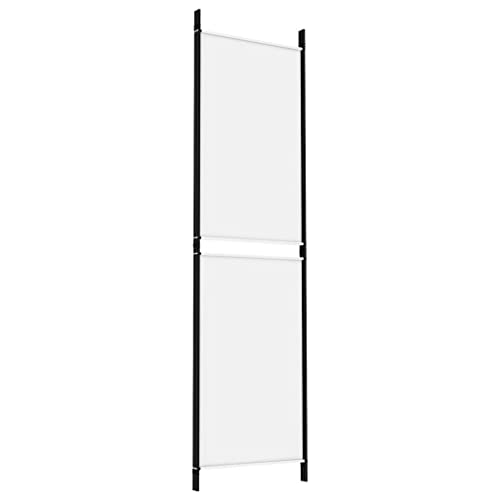 3-Panel Room Divider White 59.1"x70.9" Fabric,Folding Screens Room Dividers Privacy Screen Portable Suitable forHome Office Restaurant Bedroom