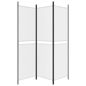 3-Panel Room Divider White 59.1"x70.9" Fabric,Folding Screens Room Dividers Privacy Screen Portable Suitable forHome Office Restaurant Bedroom