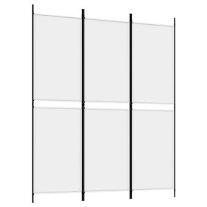 3-Panel Room Divider White 59.1"x70.9" Fabric,Folding Screens Room Dividers Privacy Screen Portable Suitable forHome Office Restaurant Bedroom