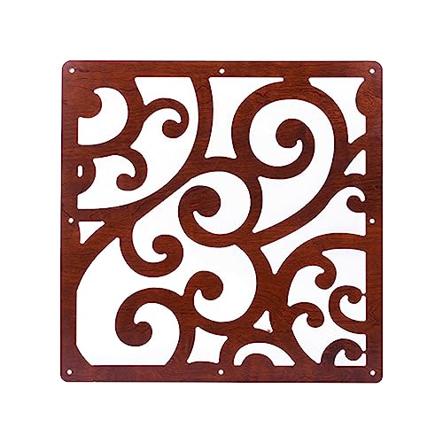 Hanging DIY Room Divider, Decorative Separation Screen Panels, Wood-Plastic DIY Privacy Partition Wall for Bedroom Sitting Room Office Shop, 29cm (Size :10pcs) (Color : Style 2, Size : 5PCS)