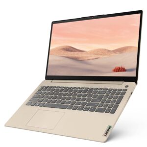 Lenovo IdeaPad Thin and Light Laptop, 15.6" FHD Display, AMD Ryzen 5 5500U Processor (Beats i7-1185G7), 20GB RAM, 512GB PCIe SSD, Backlit Keyboard, Fingerprint Reader, Windows 11, Sand (Latest Model)