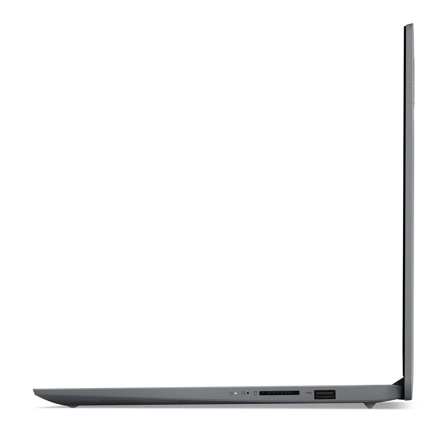 Lenovo IdeaPad 1 Laptop, 15.6" FHD Screen, Intel Core i3-1215U, 12GB RAM, 512GB SSD, Webcam, HDMI, Wi-Fi 6, Fingerprint Reader, Windows 11 Home, Grey