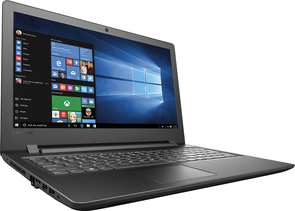 Lenovo ideapad 110 Laptop, 15.6 Screen, Intel Core i3-6100U, 8GB Memory, 1TB Hard Drive, Windows 10