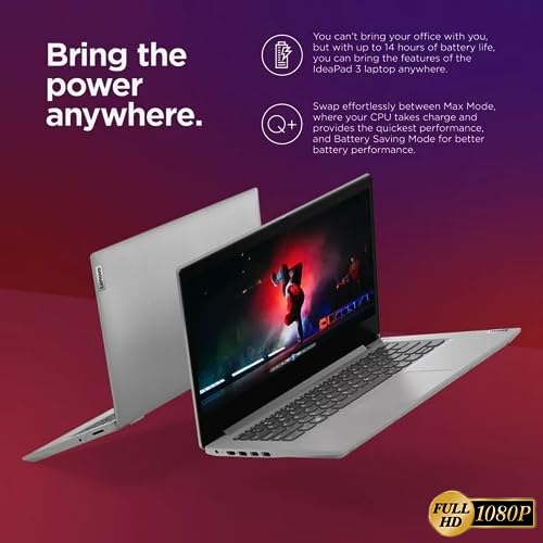 Lenovo 2023 Newest IdeaPad 3 Laptop, 14" FHD Display, Intel Core i3-1115G4(Beat i5-1035G4), 8GB RAM | 128GB SSD, Intel UHD Graphics Platinum, Webcam, HDMI, WiFi, Windows 11 in S Mode, Grey