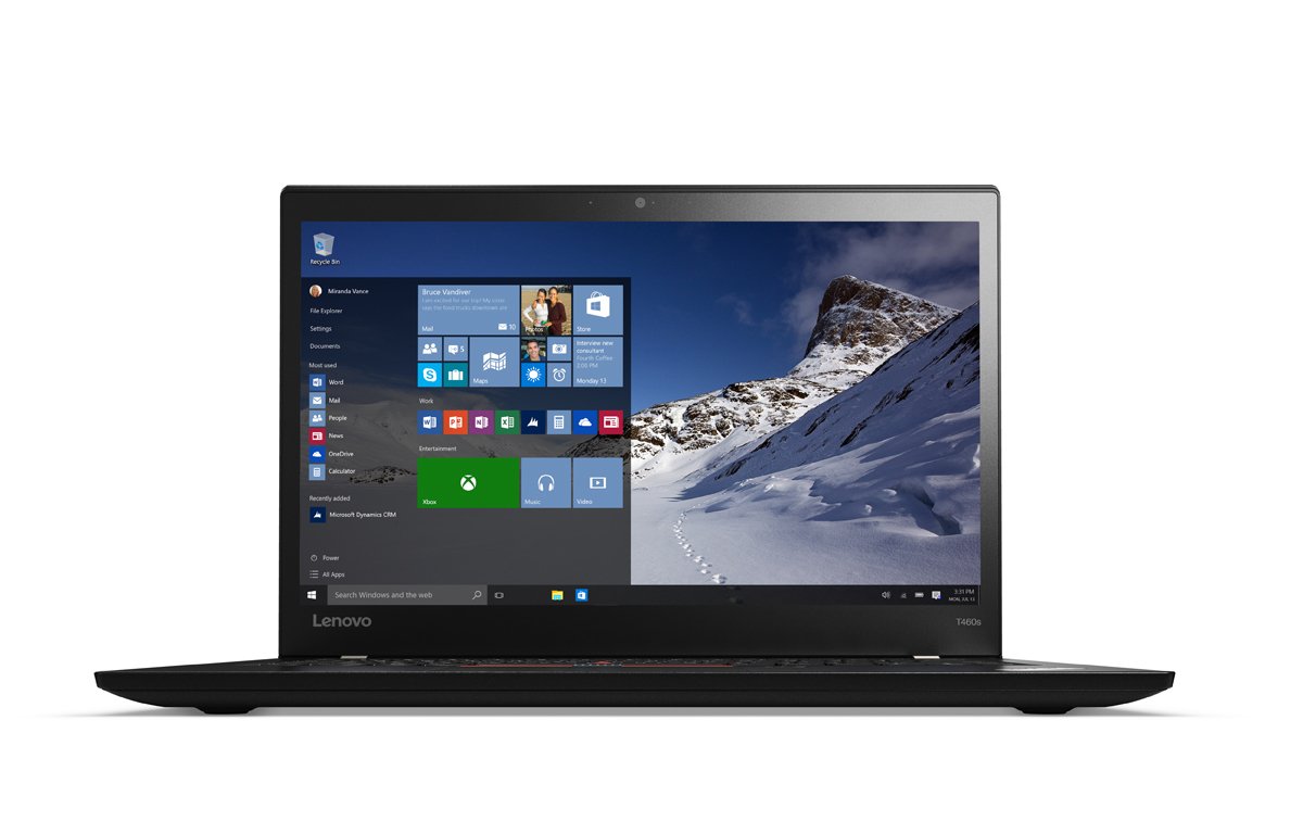 Lenovo T460S Ultrabook: Core i7-6600U, 14" WQHD Display, 512GB SSD, 8GB RAM, NVidia 930M, Windows 10 Professional