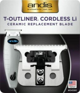 andis t-outliner cordless li ceramic replacement blade #04590