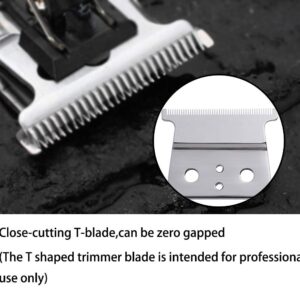 04521 T-Outliner Replacement Blade kit for Compatible with Andis Deep Tooth T-Outliner Carbon Steel Trimmer for Model GTO/GO/SL and SLS Hair/Beard Trimmers with Barber Blade Sponge(2 Set)