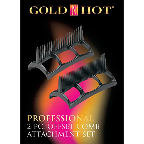 Gold N Hot 2pc Offset comb Attachment for GH3202 & GH2275