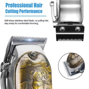 Suttik Hair Clippers for Men Professional, Cordless Barber Clippers for Hair Cutting, Beard Trimmer Hair Cutting Kit with LED Display