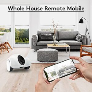 Dog Camera, Pet Camera Indoor with Phone App Cat Camera 15 Days Long Standby Pet Robot for Dog Treat Camera Dispenser Feeder 1080P Full HD Home Wifi Camera 360°Move Freely 2-Way Audio (2.4G WiFi ONLY)