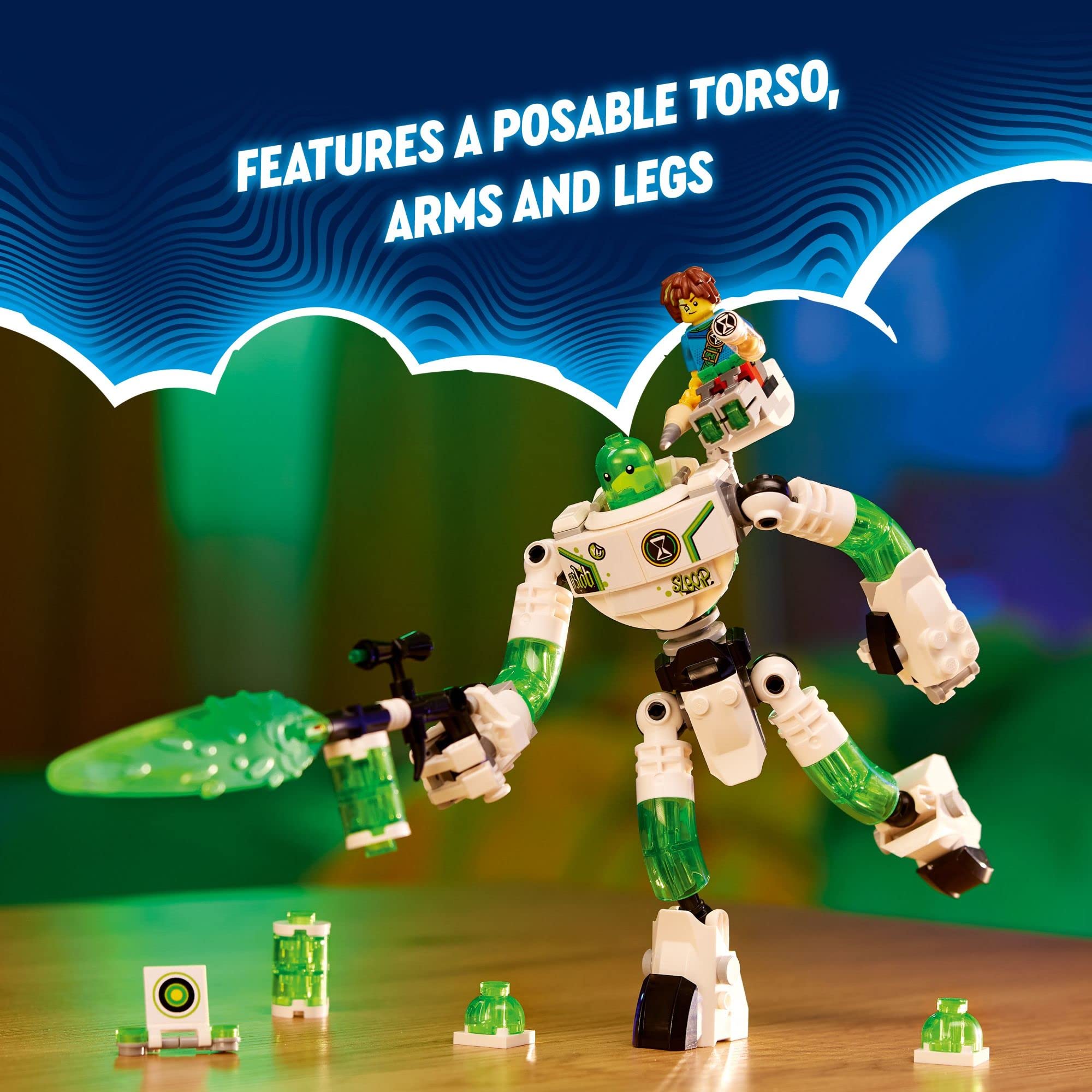 LEGO DREAMZzz Mateo and Z-Blob The Robot 71454 Building Toy Set, 2-in 1 Build Transforms Z-Blob to a Robot, Great Gift for Grandchildren or Kids Ages 7 and Up to Play with Friends or on Their Own