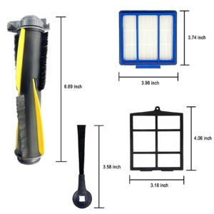 Tivcroxs Accessories Kit for Shark IQ RV1001AE, Shark AV911S EZ, AV1010AE RV1000 RV1001 AV970 AV993 AV1002AE UR1000SR UR1005AE Robot Vacuum Cleaner,2 Main Brush,6 Filters,10 Side Brushes,2 Pre Filter