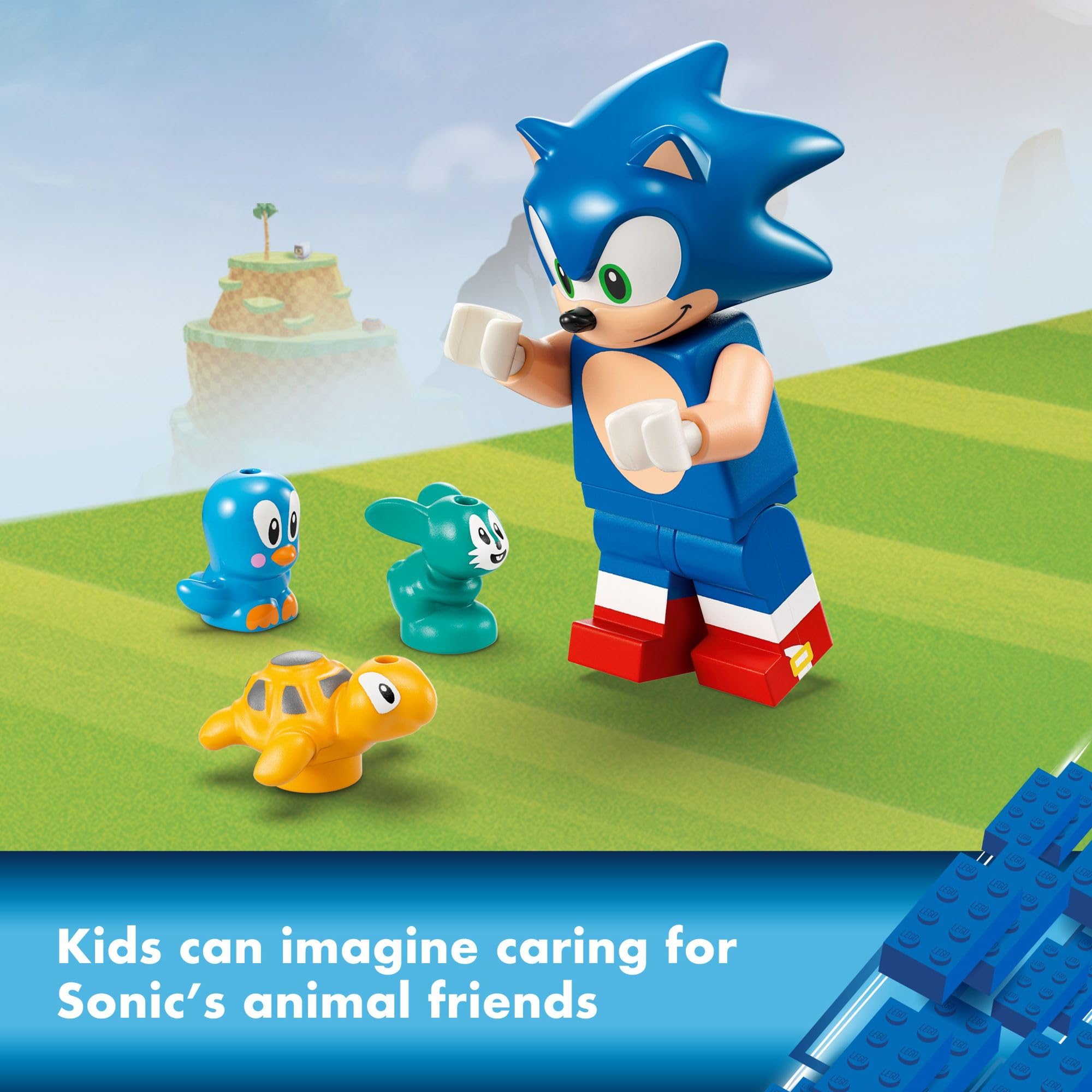 LEGO Sonic The Hedgehog Sonic vs. Dr. Eggman’s Death Egg Robot Building Toy for Sonic Fans and 8 Year Old Gamers, includes Speed Sphere and Launcher Plus 6 Sonic Figures for Creative Role Play, 76993