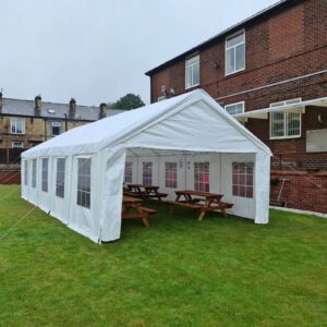 Quictent 16x32 Party Tent Heavy Duty Large Outdoor Gazebo White Canopy Commercial Shelter Wedding Events Tent (White)