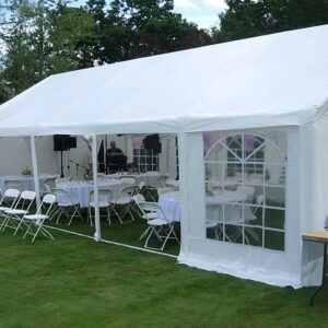 Quictent 16x32 Party Tent Heavy Duty Large Outdoor Gazebo White Canopy Commercial Shelter Wedding Events Tent (White)