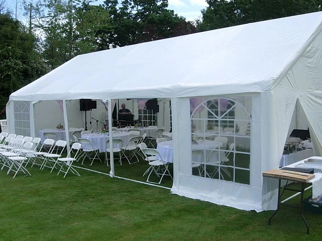 Quictent 16x32 Party Tent Heavy Duty Large Outdoor Gazebo White Canopy Commercial Shelter Wedding Events Tent (White)