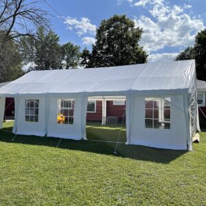 Quictent 16x32 Party Tent Heavy Duty Large Outdoor Gazebo White Canopy Commercial Shelter Wedding Events Tent (White)