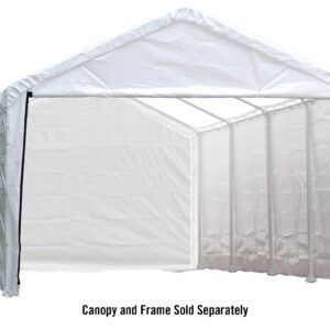 ShelterLogic SuperMax Canopy Enclosure Kit, 12 x 26 ft. (Frame and Canopy Sold Separately)