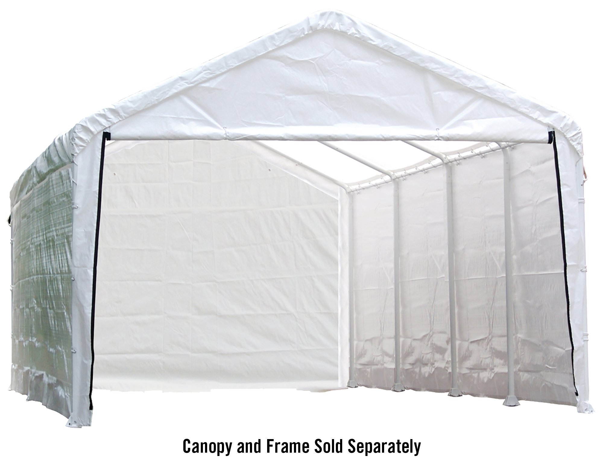 ShelterLogic SuperMax Canopy Enclosure Kit, 12 x 26 ft. (Frame and Canopy Sold Separately)