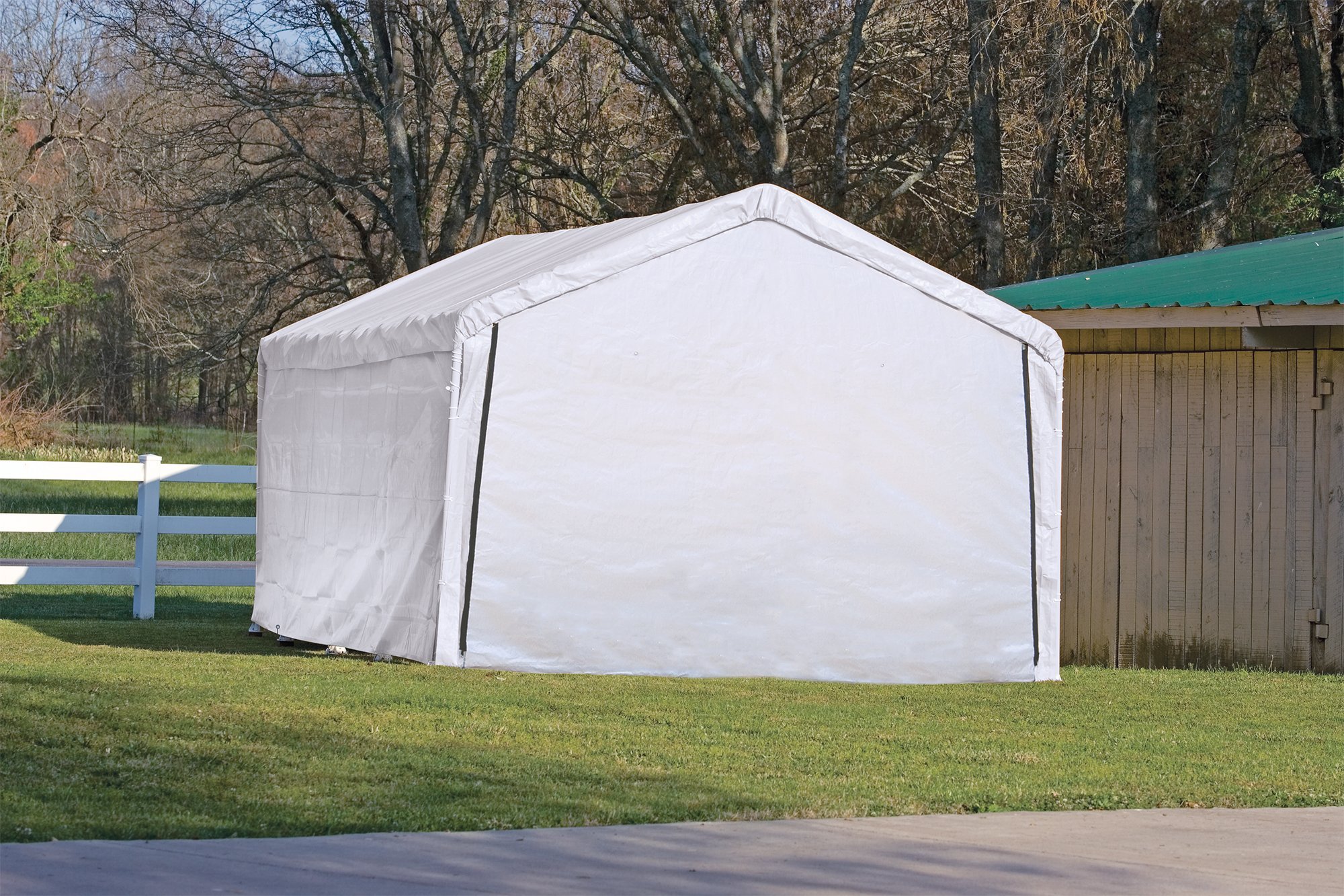 ShelterLogic SuperMax Canopy Enclosure Kit, 12 x 26 ft. (Frame and Canopy Sold Separately)