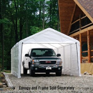 ShelterLogic SuperMax Canopy Enclosure Kit, 12 x 26 ft. (Frame and Canopy Sold Separately)