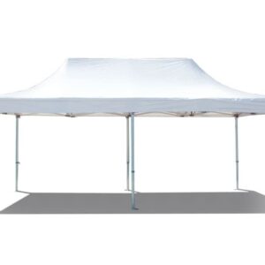 10-Foot by 20-Foot Speedy Tent | White | Quick Easy Up | 40 MM Thick Aluminum Frame | Water Resistant Tent Top | Instant Shelter for Weddings, Parties, and Events