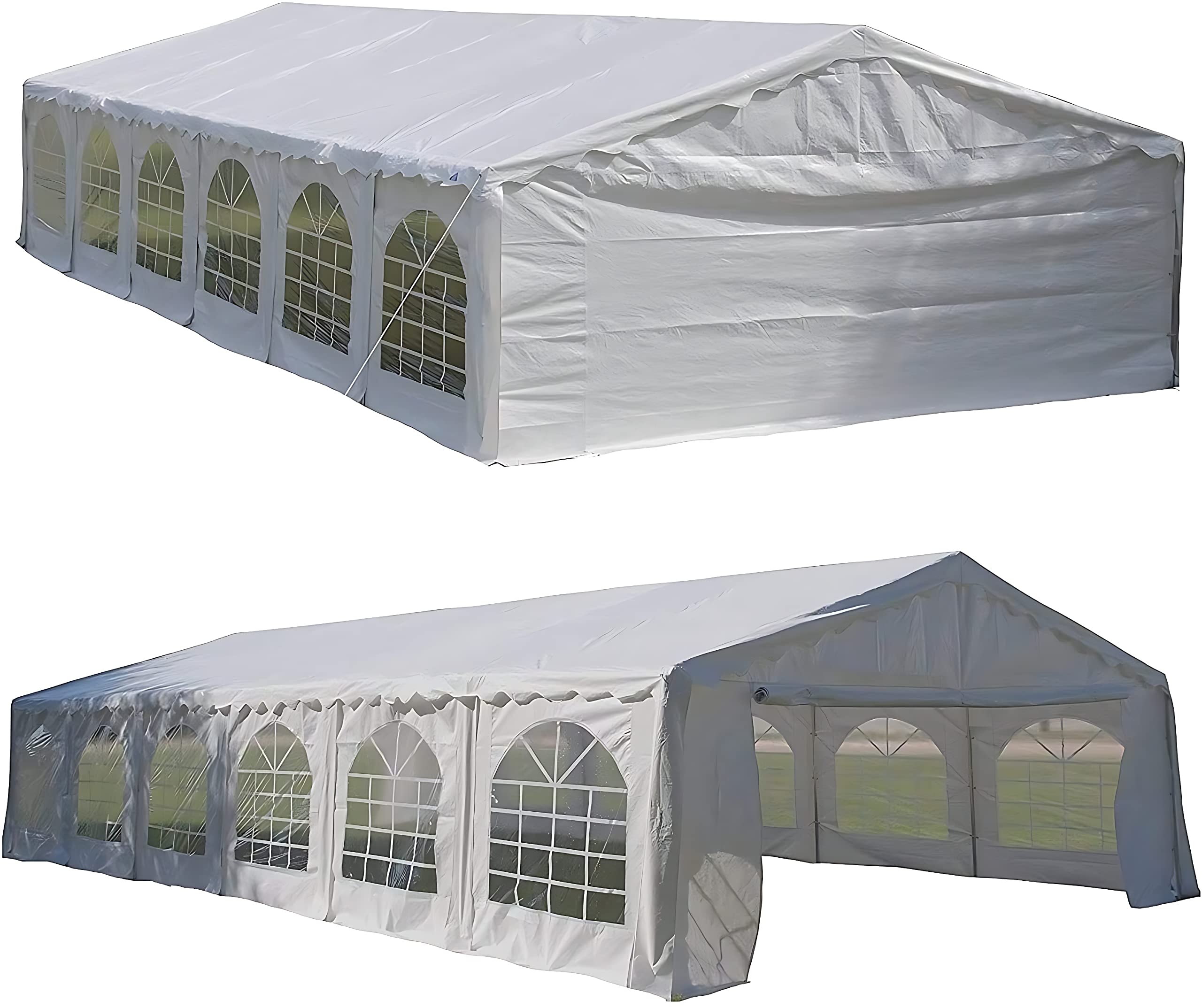 DELTA 40'x20' Budget PE Party Tent, Tents for Parties, Carpas para Fiestas,Heavy Duty Outdoor Event Canopy,Wedding Tent,with Waterproof Top