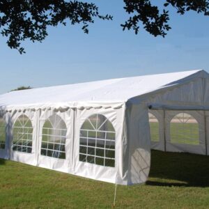 DELTA 40'x20' Budget PE Party Tent, Tents for Parties, Carpas para Fiestas,Heavy Duty Outdoor Event Canopy,Wedding Tent,with Waterproof Top