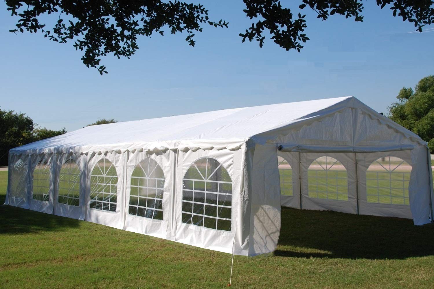 DELTA 40'x20' Budget PE Party Tent, Tents for Parties, Carpas para Fiestas,Heavy Duty Outdoor Event Canopy,Wedding Tent,with Waterproof Top