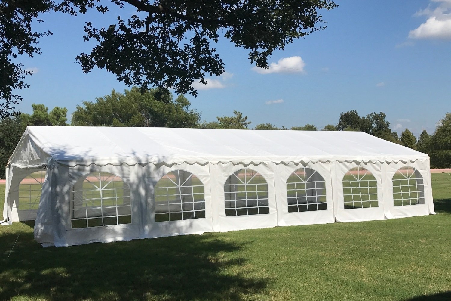 DELTA 40'x20' Budget PE Party Tent, Tents for Parties, Carpas para Fiestas,Heavy Duty Outdoor Event Canopy,Wedding Tent,with Waterproof Top