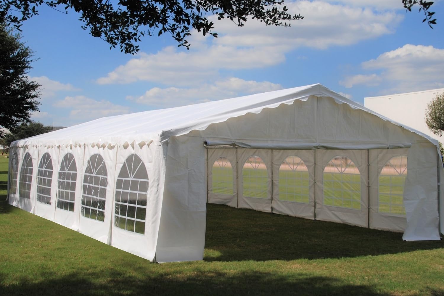 DELTA 40'x20' Budget PE Party Tent, Tents for Parties, Carpas para Fiestas,Heavy Duty Outdoor Event Canopy,Wedding Tent,with Waterproof Top