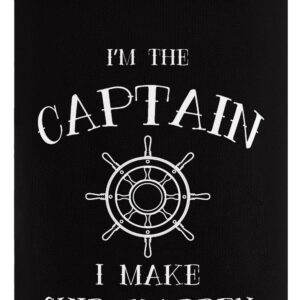 Sailing Gifts Captain First Mate Ship Happen Bundle Nautical Gifts 2 Pack Can Coolie Drink Coolers Coolies Black Magenta