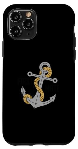 iPhone 11 Pro Captain First Mate Sailing Matching Sets for Pontoon Boater Case