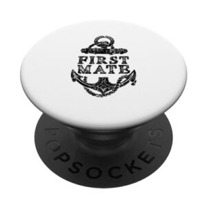 first mate yacht ship sea boat popsockets standard popgrip