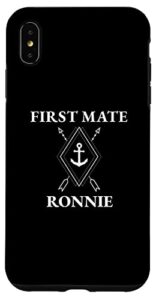 iphone xs max first mate ronnie case