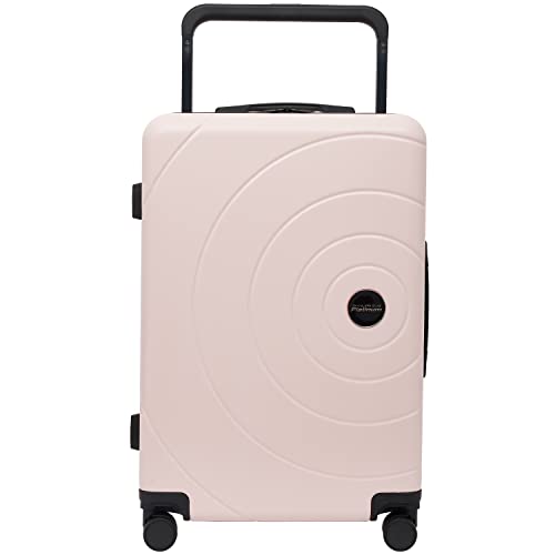 Travelers Club Odyssey Luggage Set, Blush, 20" Carry-On