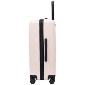 Travelers Club Odyssey Luggage Set, Blush, 20" Carry-On