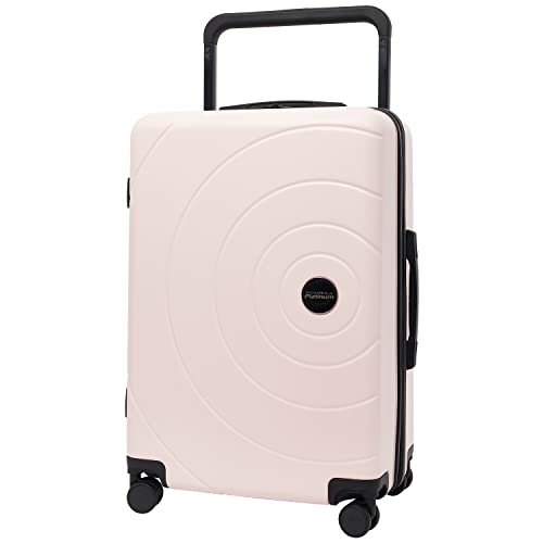 Travelers Club Odyssey Luggage Set, Blush, 20" Carry-On