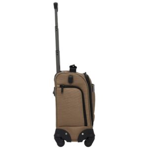 Wrangler 15" Underseat Spinner Carry-On Luggage, Mocha